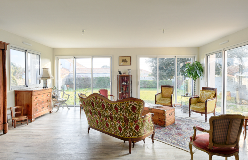 Extension latérale à toit plat dans l'agglomération de Pessac