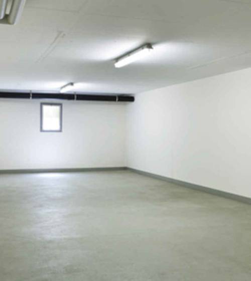 Après Peinture d un sous sol garage