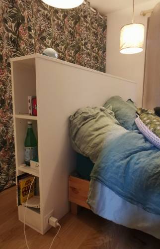 Rangement tête de lit
