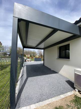 Installation de carport en acier - Montauban 82000