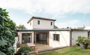 Surélévation de maison à Vertou pour créer une chambre chambre avec mezzanine