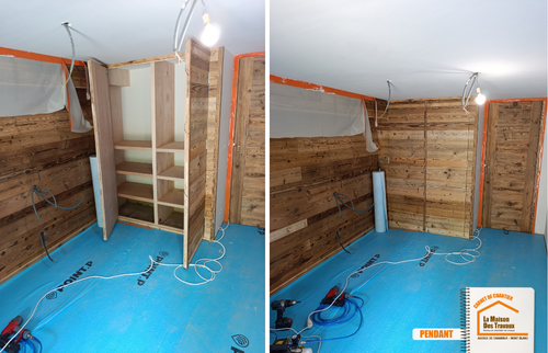 menuiserie intérieure sur mesure, optimisation espace appartement, parquet chambre montagne, rénovation intérieure alpine, courtier en travaux sallanches