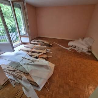 Rénovation en cours d'un appartement à Soissons