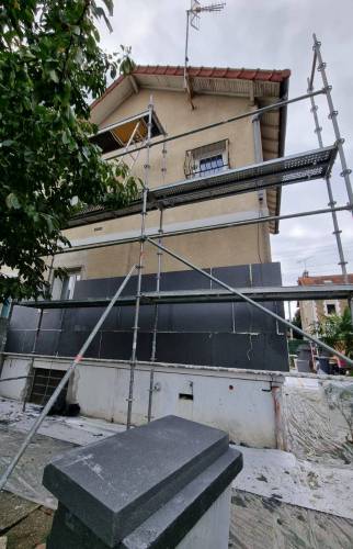 arrière pendant travaux Allauch 13190