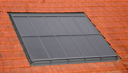 Installation de panneaux solaires thermiques