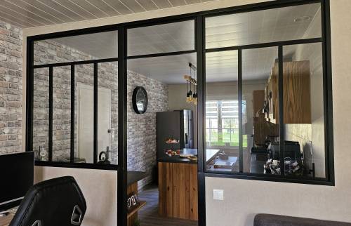 Vue sur la verrière 