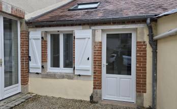 Menuiseries neuves en PVC, volets alu