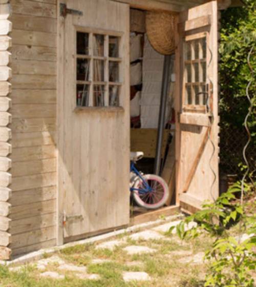 Création d'un appentis à l'arrière de la maison 