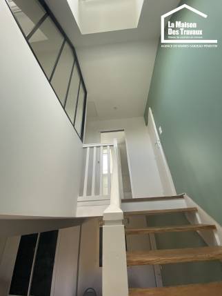 Rénovation de cage d'escalier La Maison des Travaux Vannes Sarzeau Pénestin