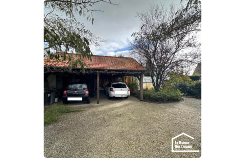 Avant après construction carport 