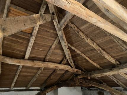 Rampants sous toiture avant travaux - Montauban 82000