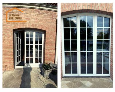 Pose de menuiseries en PVC