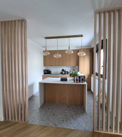 Claustras en hêtre cuisine