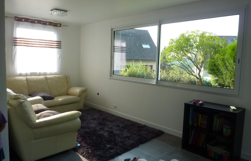 Construction d’une extension de maison latérale 