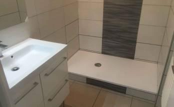 aménagement salle de bain avec douche à l'italienne Annecy (74) 
