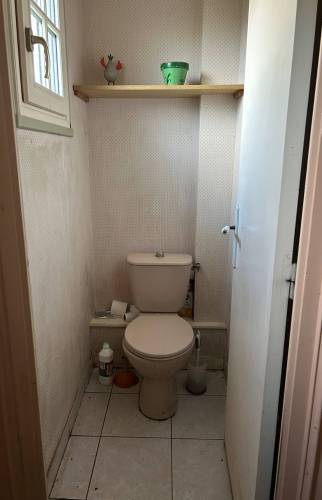 Toilette avant rénovation 