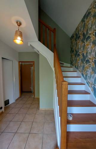 Cage d'escalier rénovée