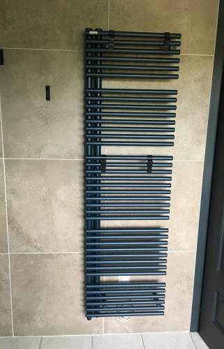 Sèche-serviette d'une salle de bain à Altkirch