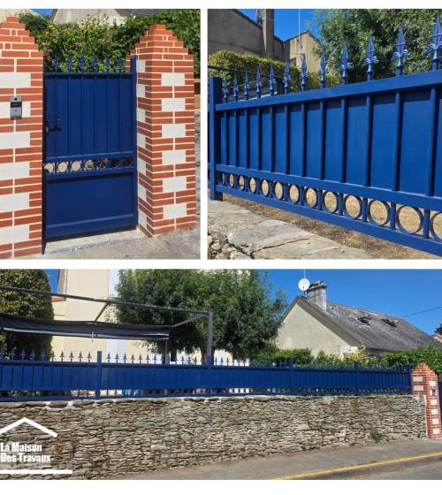 Installation de clôture et portillon en zone protégée - Pornic 44210