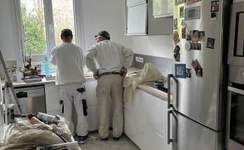 la crédence de la cuisine posée