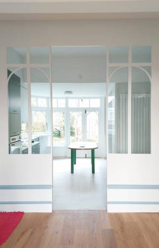 Cuisine et verrière La Maison des Travaux Rouen