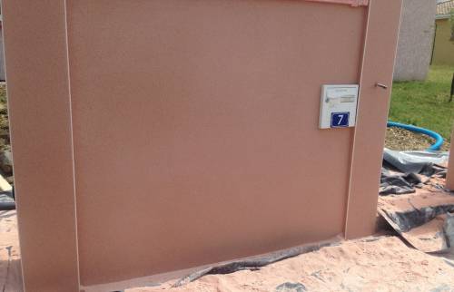 Choix de  la teinte de l'enduit