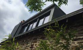 Création d'une lucarne en bardage zinc à Nantes (44)