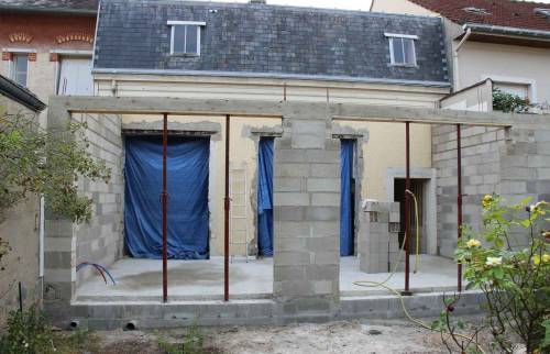 Travaux d'extension