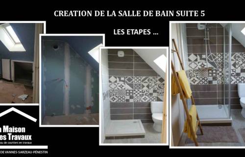 CREATION D'UNE SALLE DE BAIN A DAMGAN 56750