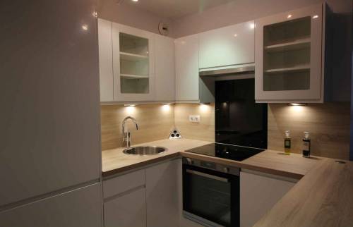 Aménagement d'une cuisine à Honfleur