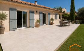 terrasse carrelée