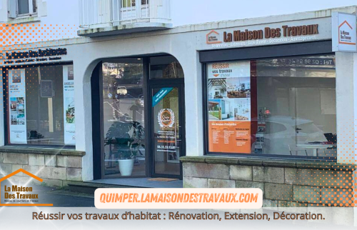 Transformation Spectaculaire de l'Agence La Maison Des Travaux à Quimper
