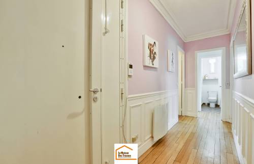 couloir d'un appartement rénové