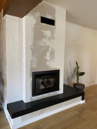 La Maison des Travaux Vannes cheminée