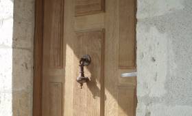 Porte d'entrée bois massifsur mesure à CHAMBON SUR CISSE (41)