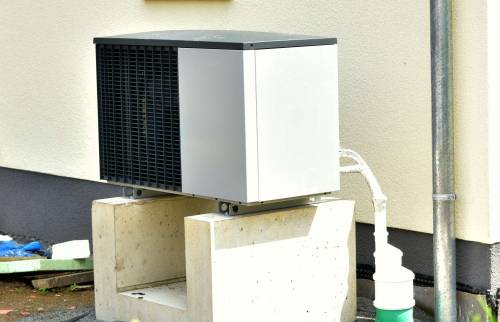 Pompe à chaleur - Installation en cours - bureau d'étude 44, plombier 44, électricien 44, chauffagiste 44