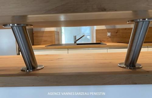 La Maison des Travaux Vannes Sarzeau Pénestin Création d'une cuisine sur mesure