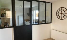 Rénovation Cuisine Nantes avec verrière