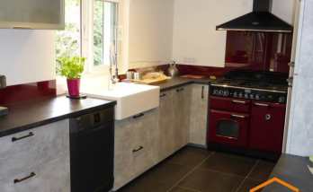 Extension porche en cuisine après 1