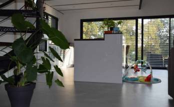 Apres pose carrelage dans salon 