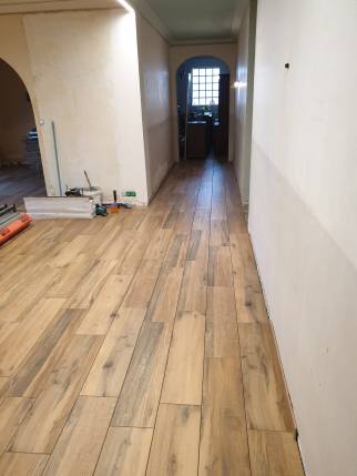 Carrelage effet parquet