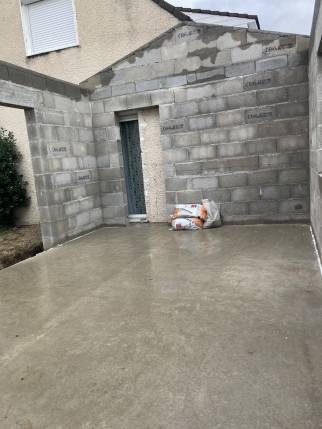 Marcy l'Etoile (69280) : travaux de maçonnerie avec une vue d'ensemble