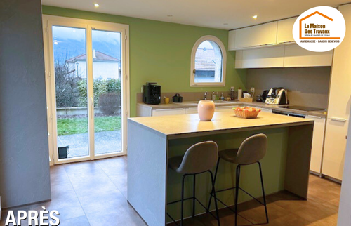 rénovation de cuisine Vulbens, rénovation peinture murs, travaux rénovation Annemasse, spécialiste rénovation intérieure, restructuration espace de vie