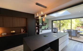 Rénovation de la pièce de vie cuisine et salon à Nantes