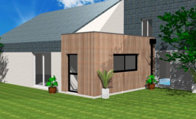 Extension ossature bois - Ploemeur (56270)