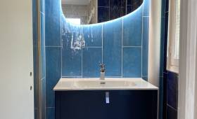 Pose d'un miroir sur-mesure 