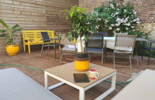 Mise en service de la terrasse en bois