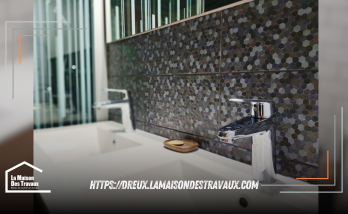 Rénovation élégante de salle de bain à Verneuil-sur-Avre, près de Dreux