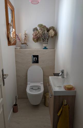 Toilette rénovée à Saint-Jacques-de-la-Lande