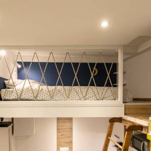 Coin nuit en mezzanine